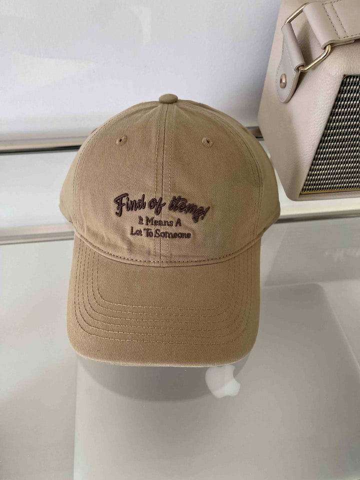 Women's Inspirational Quote Baseball Cap Bowlift