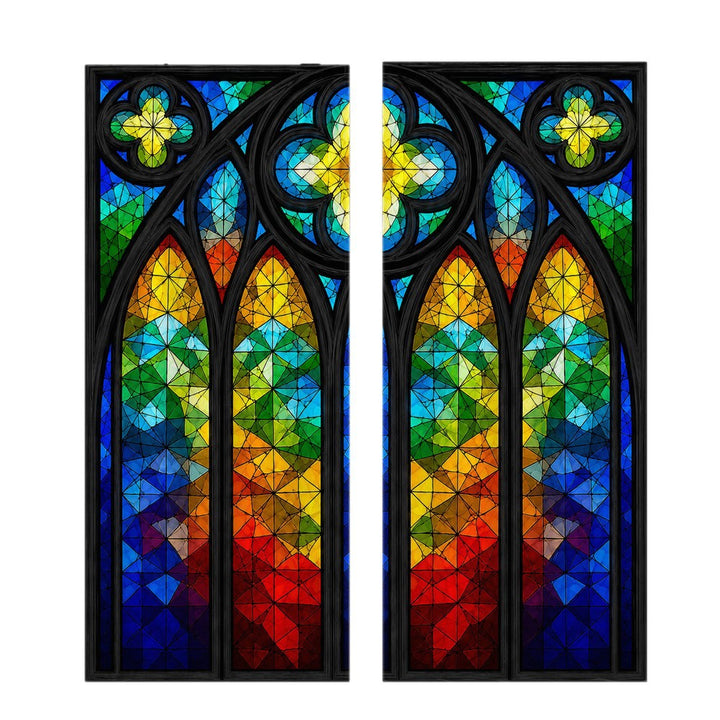 Abstract Patterned Window Curtains