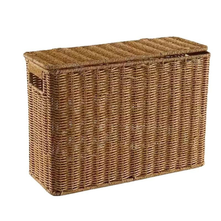 Women Multifunctional Rattan Basket with Lid Bowlift