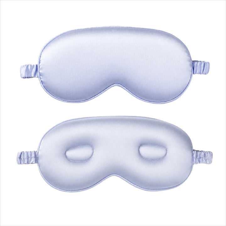 Unisex nano 3D-eye mask with distance chambers for eyelash protection and elastic comfort band Bowlift