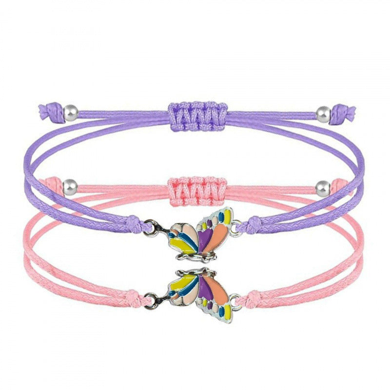 Butterfly Charm Necklace and Bracelet Set Bowlift