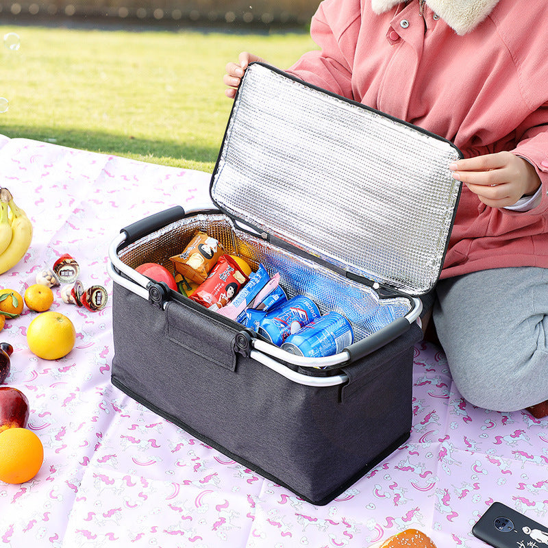 Premium Insulated Picnic Basket Bowlift