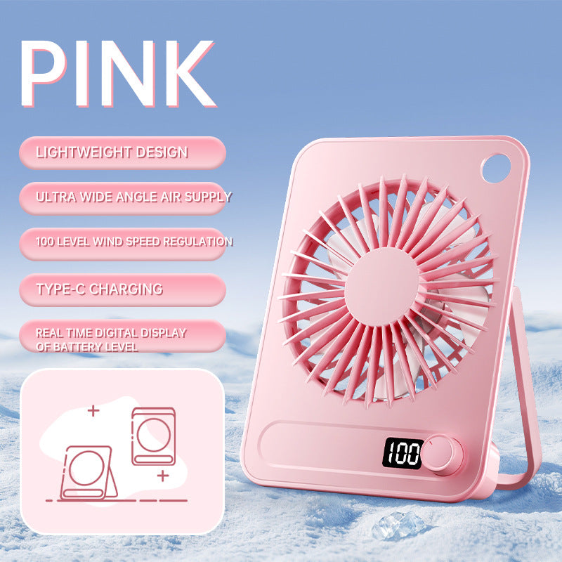 Women portable fan with digital speed control Bowlift