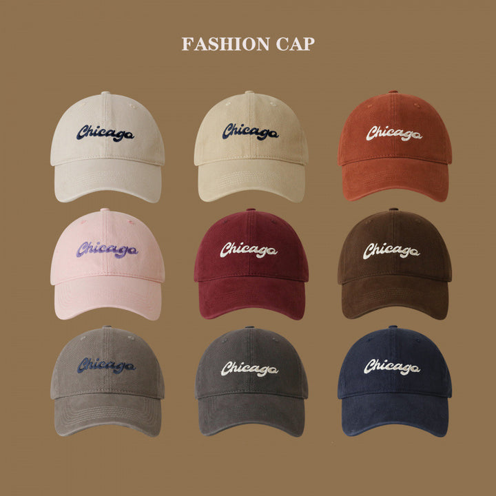 Women's Cotton Embroidered Logo Baseball Cap Bowlift