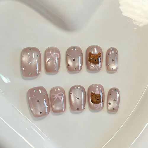 Exquisite Nail Art with Cute Dog Movie Motifs Bowlift
