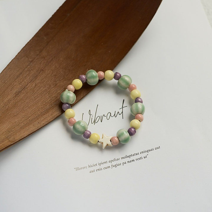 Heart-Shaped Beaded Bracelet Bowlift