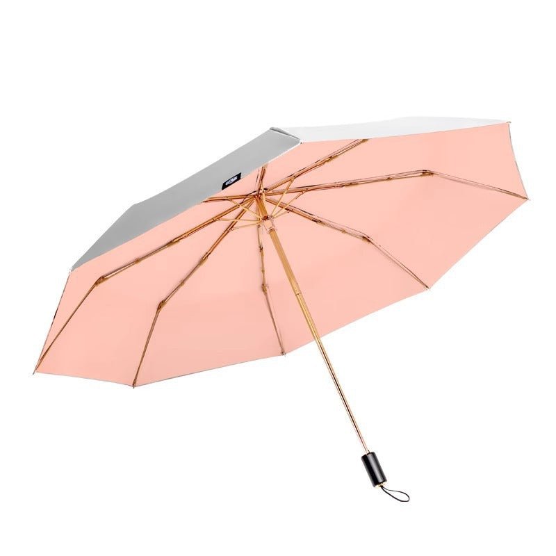 Ladies Foldable UV Protection Umbrella with Anti-Wind Technology Bowlift