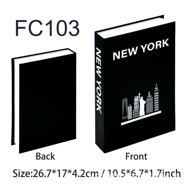 Decorative Hardcover Hidden Storage Book Safe Bowlift