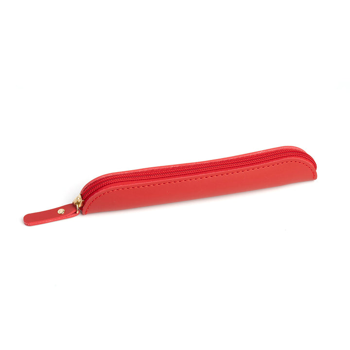 Elegant Leather Pencil Pouch Bowlift