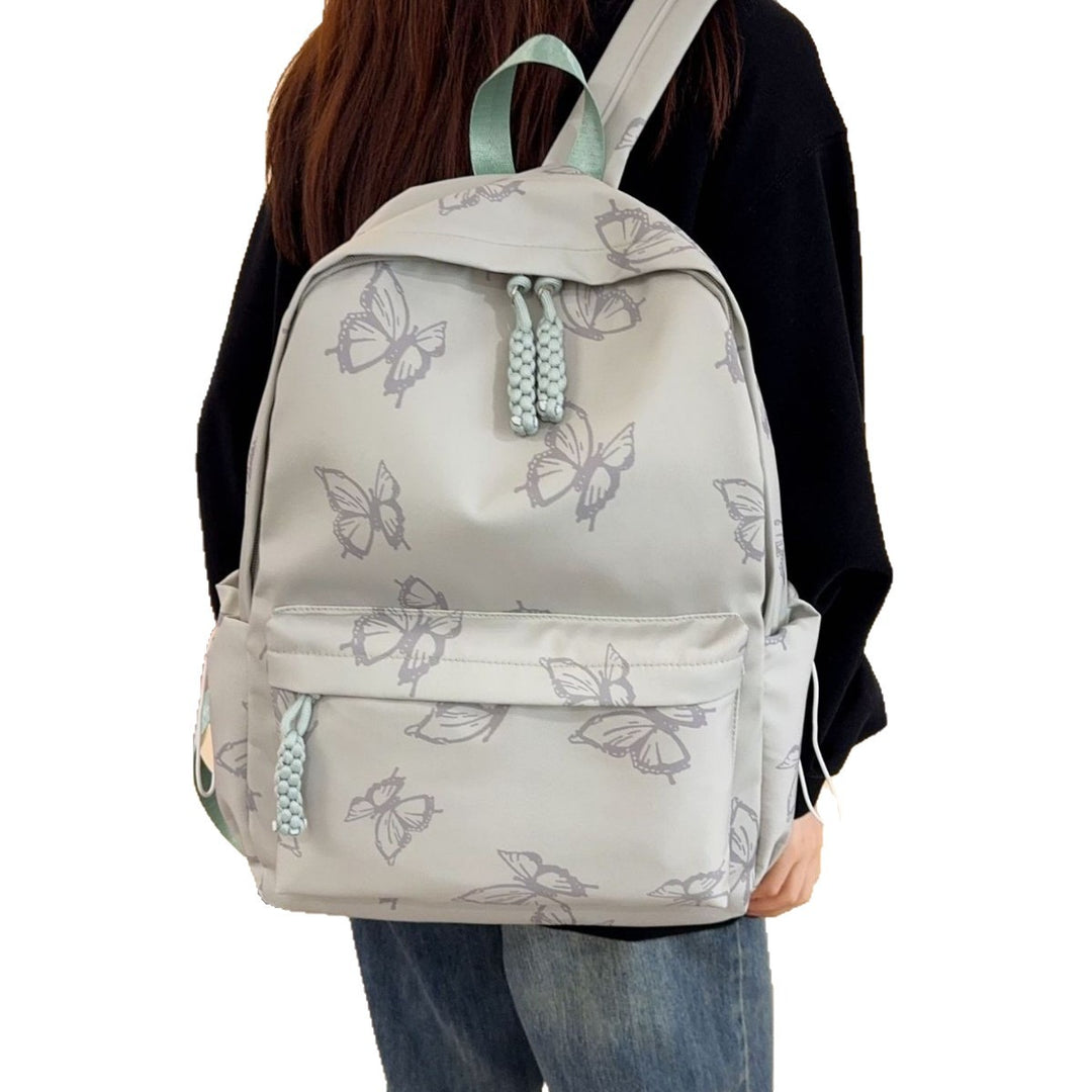 Backpack with Playful Butterfly Design Bowlift