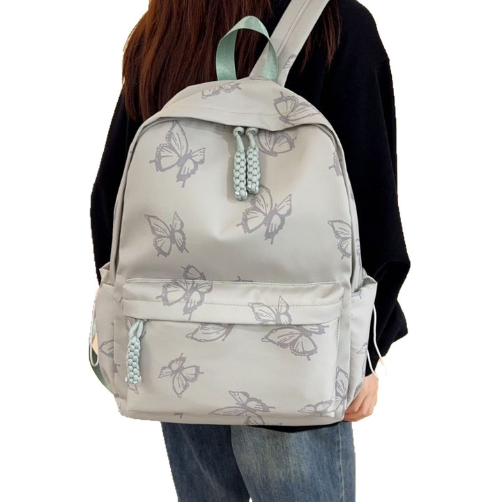 Backpack with Playful Butterfly Design Bowlift