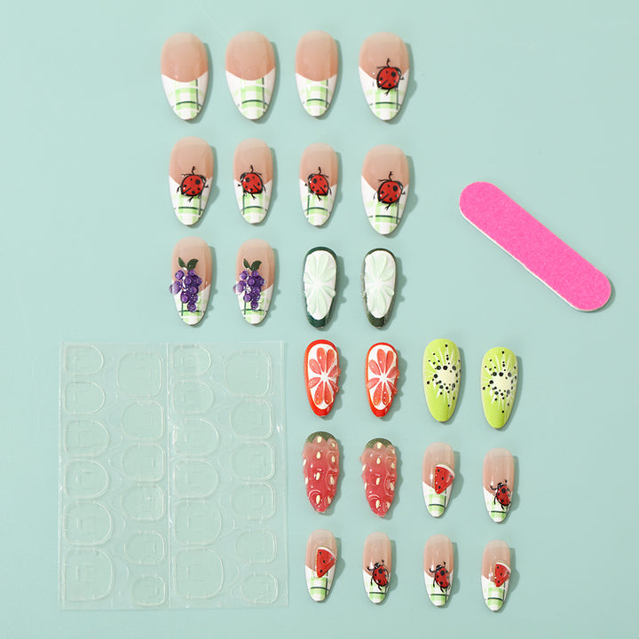 Creative and cheerful art nails Bowlift