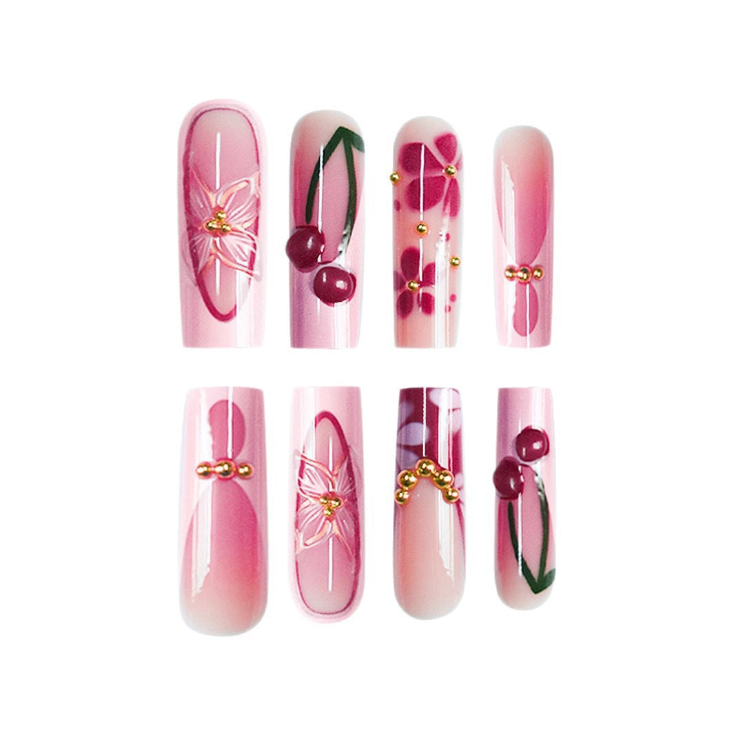 Artistic 3D Gel Nail Extensions Bowlift