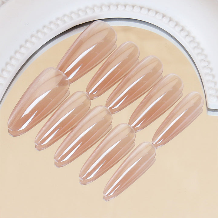 Ombre Press-On Nails with Glossy Finish Bowlift
