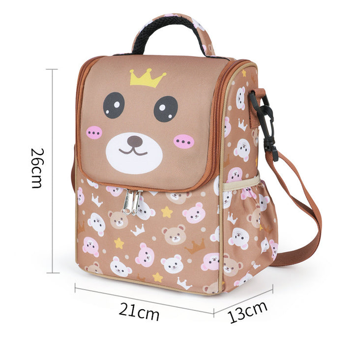 Insulated Panda-Themed Lunch Backpack
