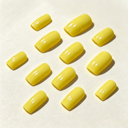 Elegant Square Tip Press-On Nail Set Bowlift