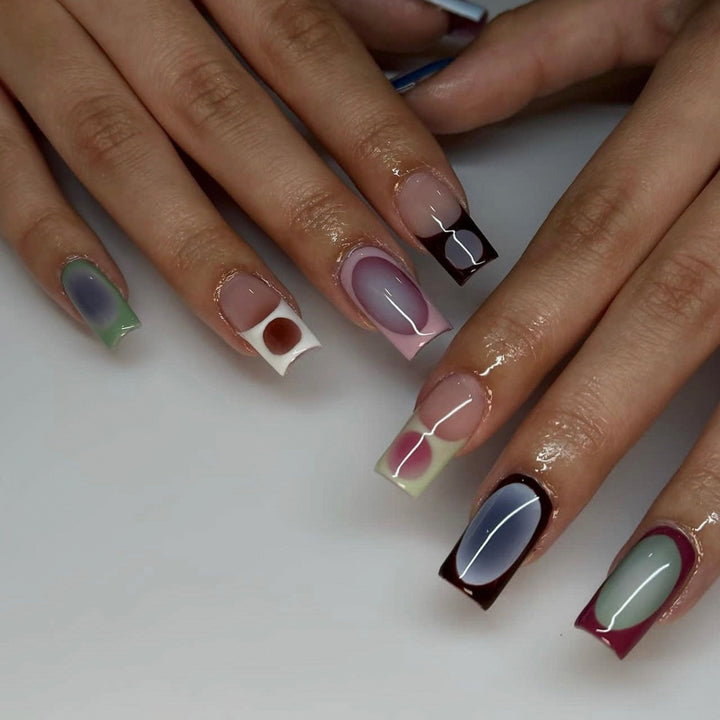 Artful Nail Art with Geometric Designs Bowlift