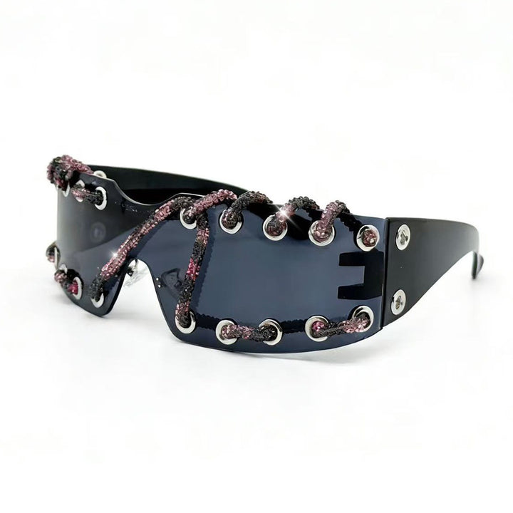 Women's sunglasses with unique lacing design Bowlift