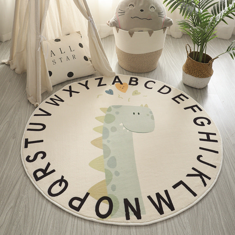 Playful Dinosaur-Themed Area Rug