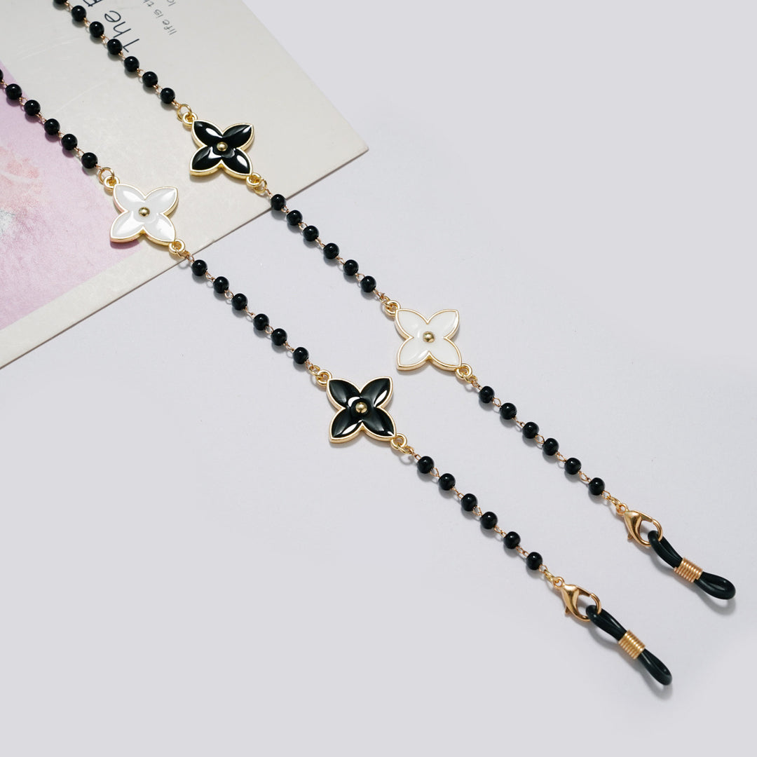Floral Beaded Eyewear Chain Bowlift