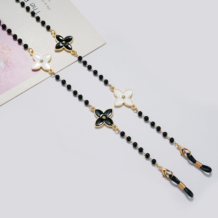 Floral Beaded Eyewear Chain Bowlift