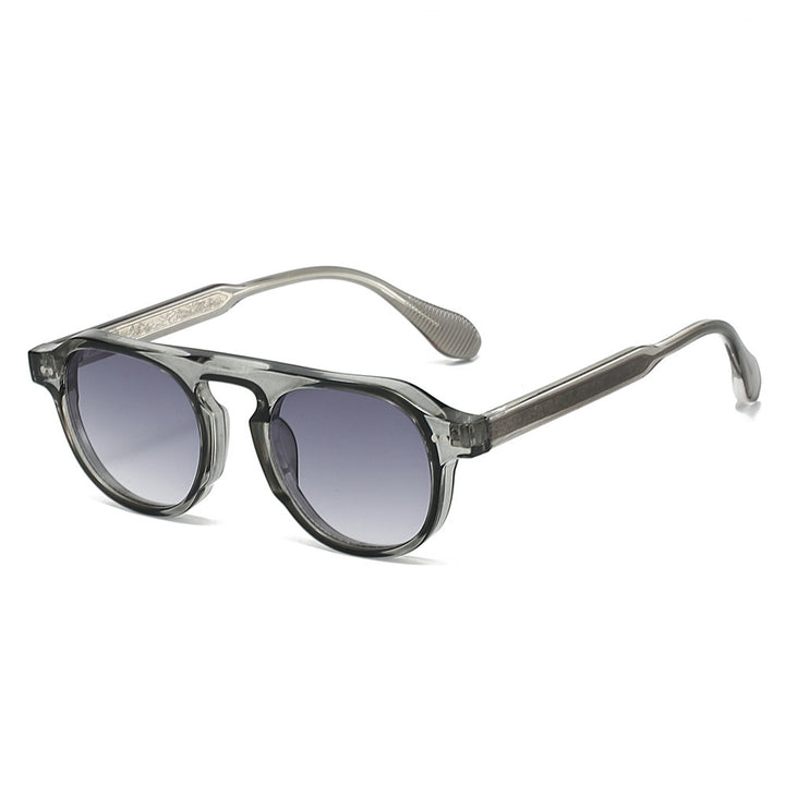 Retro-Inspired Oversized Round Sunglasses Bowlift