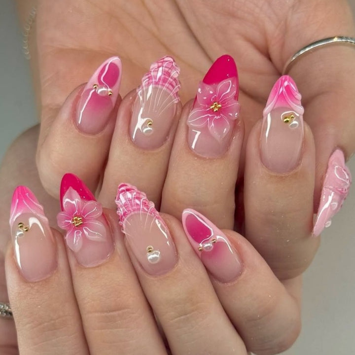 Animal-Inspired Press-On Nail Art Set Bowlift