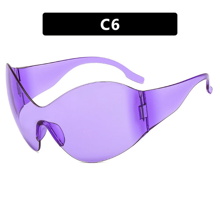 Women's visor-style sunglasses with innovative protection design Bowlift