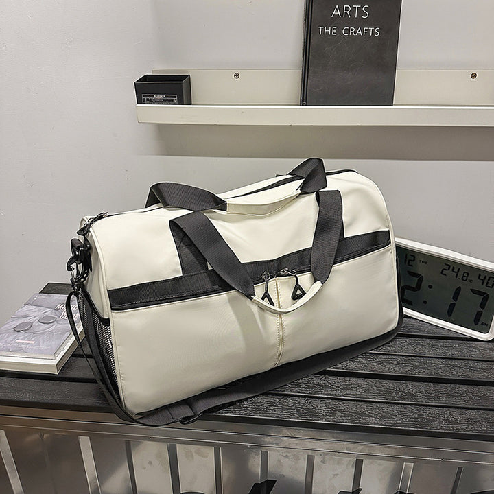 Fitness travel bag with practical organization Bowlift