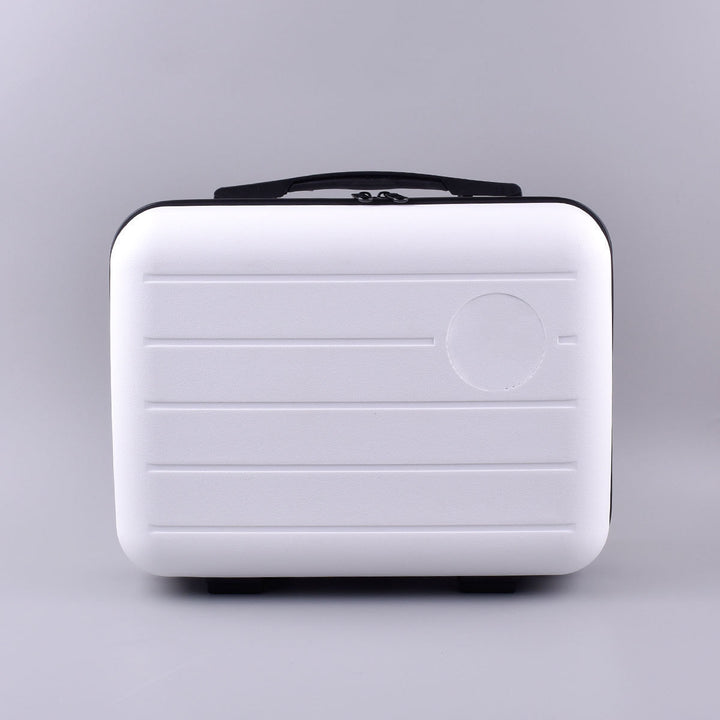 compact hardshell travel carry case with top handle and reinforced ridged shell Bowlift