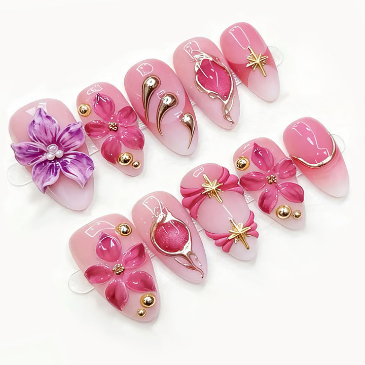 Artistic 3D Nail Tips with Maritime Design Bowlift