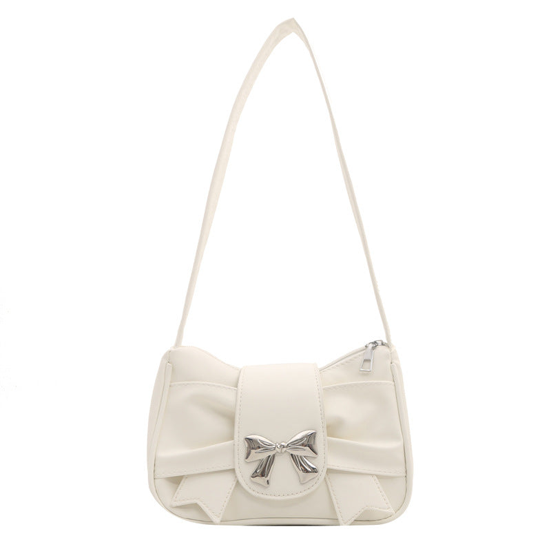 Elegant Bow Accent Shoulder Bag Bowlift