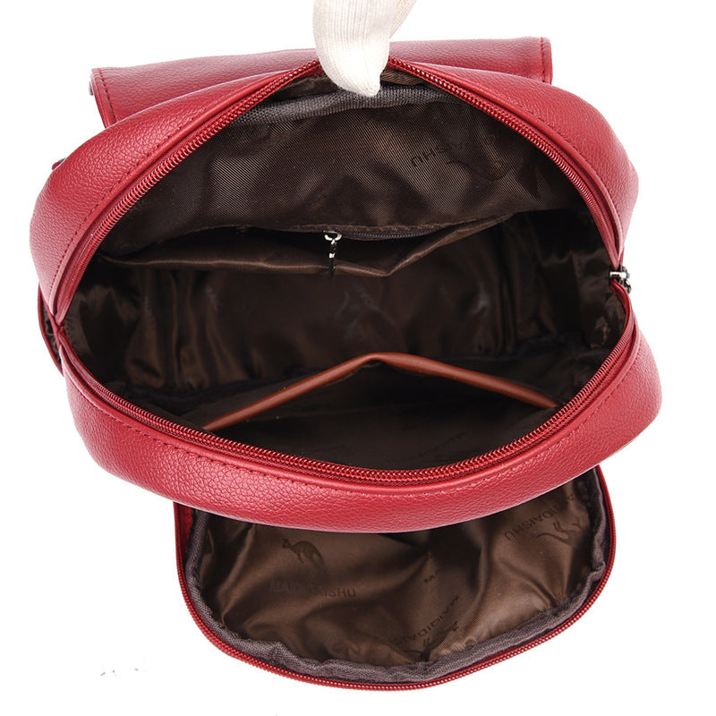 Chic Vintage-Inspired Backpack Bowlift