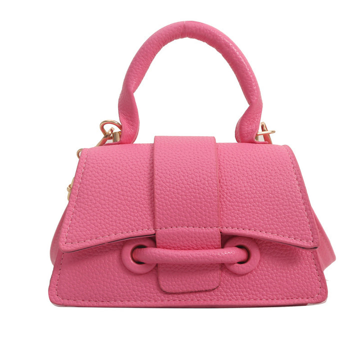 WoLuxurious Textured Leather Shoulder Bag Bowlift