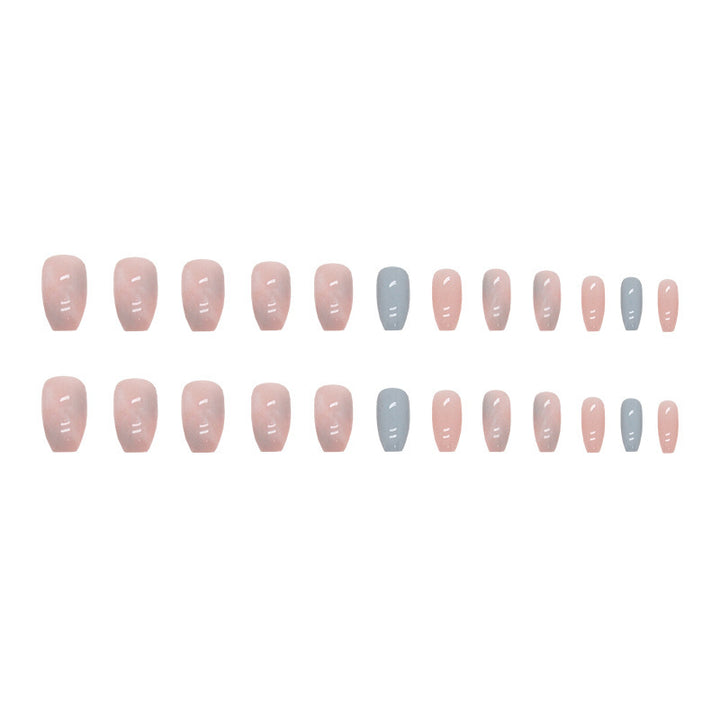 Ombre Glossy Nail Tips Bowlift