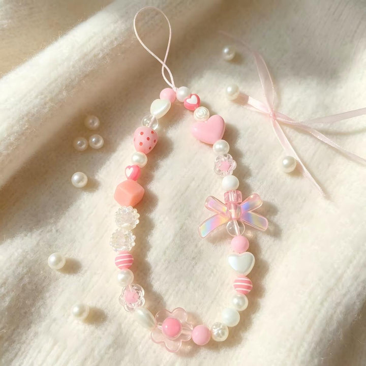 Beaded Phone Charm Necklace Bowlift