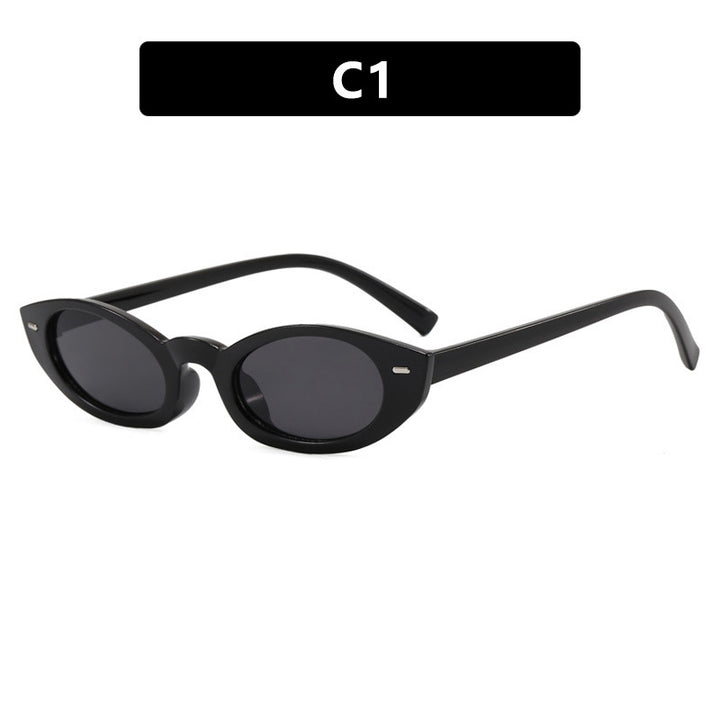 Women's Cat-Eye Sunglasses with Modern Transparent Frame Bowlift