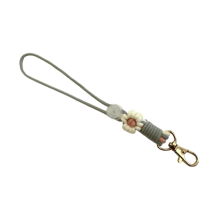 Floral Macrame Keychain Holder Bowlift