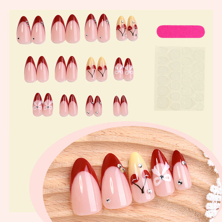 Elegant Artistic Press-On Nail Collection Bowlift