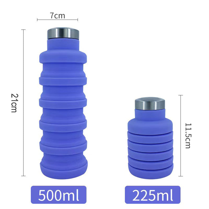Ladies Foldable Silicone Water Bottle Bowlift