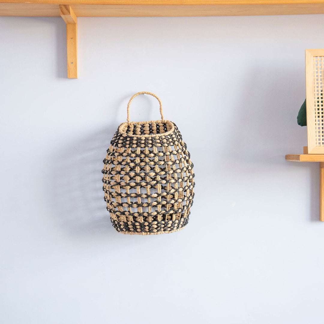 Decorative Handwoven Wall Basket Bowlift