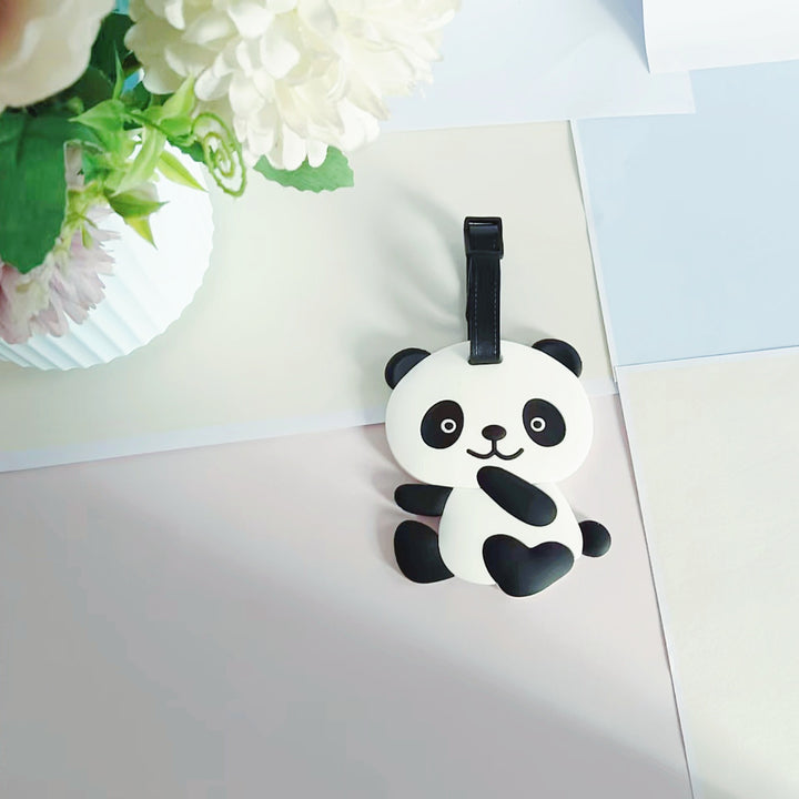 Unisex Luggage Tag in Cute Panda Design Bowlift