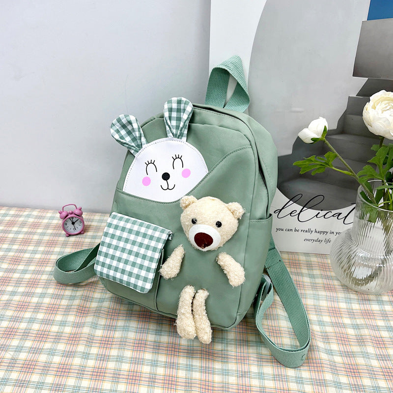 Cute Animal-Themed Plush Backpack Bowlift
