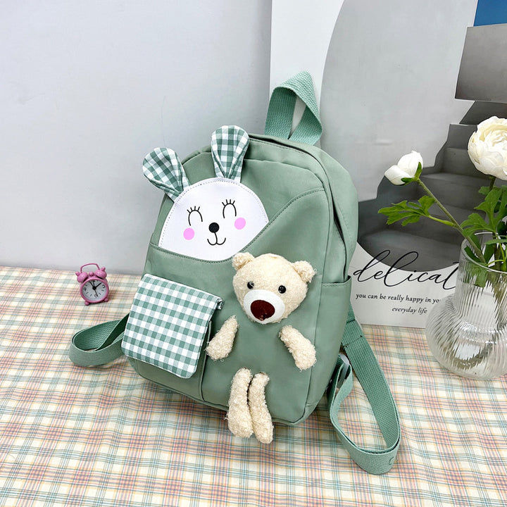 Cute Animal-Themed Plush Backpack Bowlift