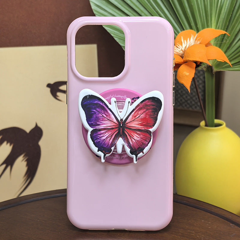Butterfly-Themed Phone Grip Bowlift