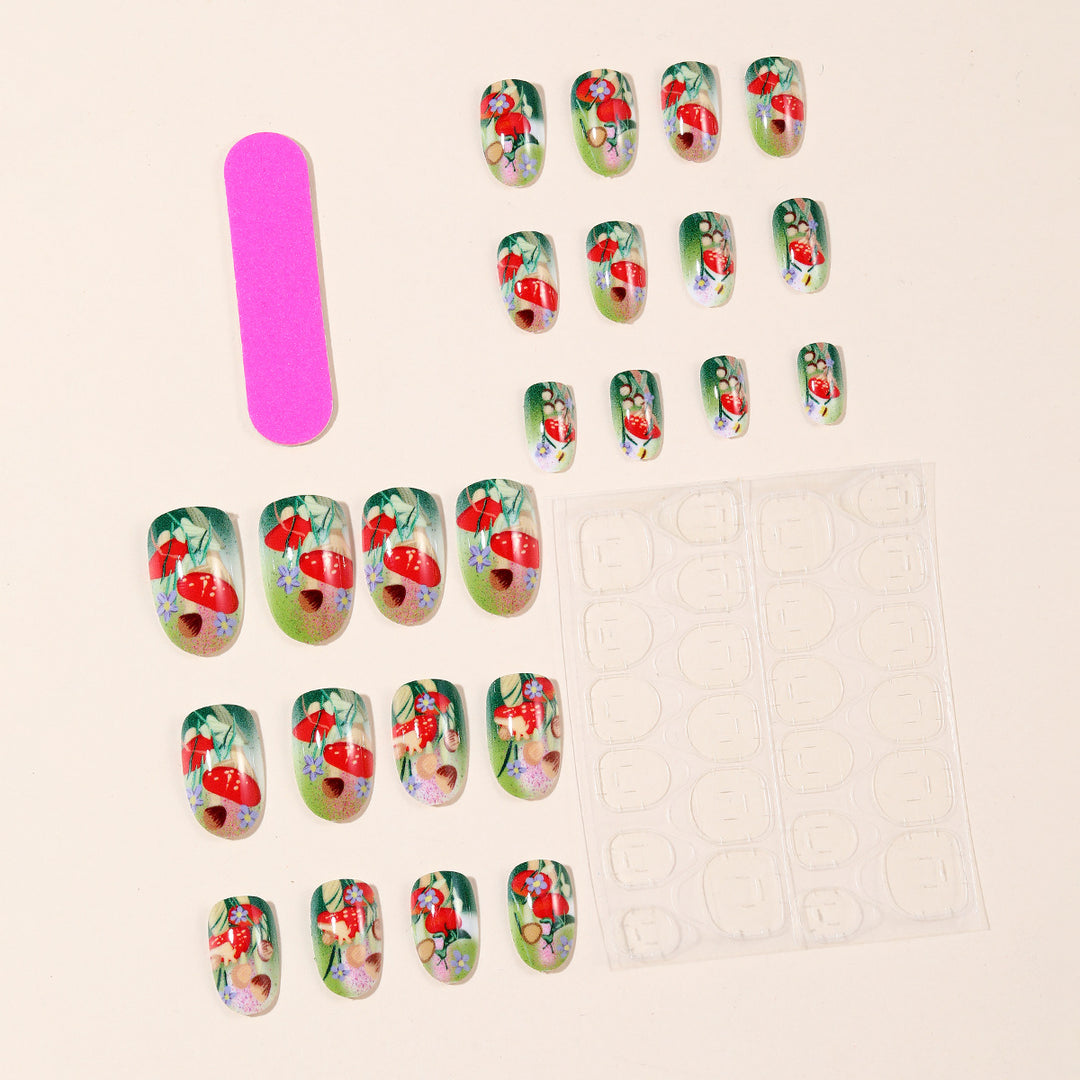 Floral Garden 3D Nail Art Extensions Bowlift