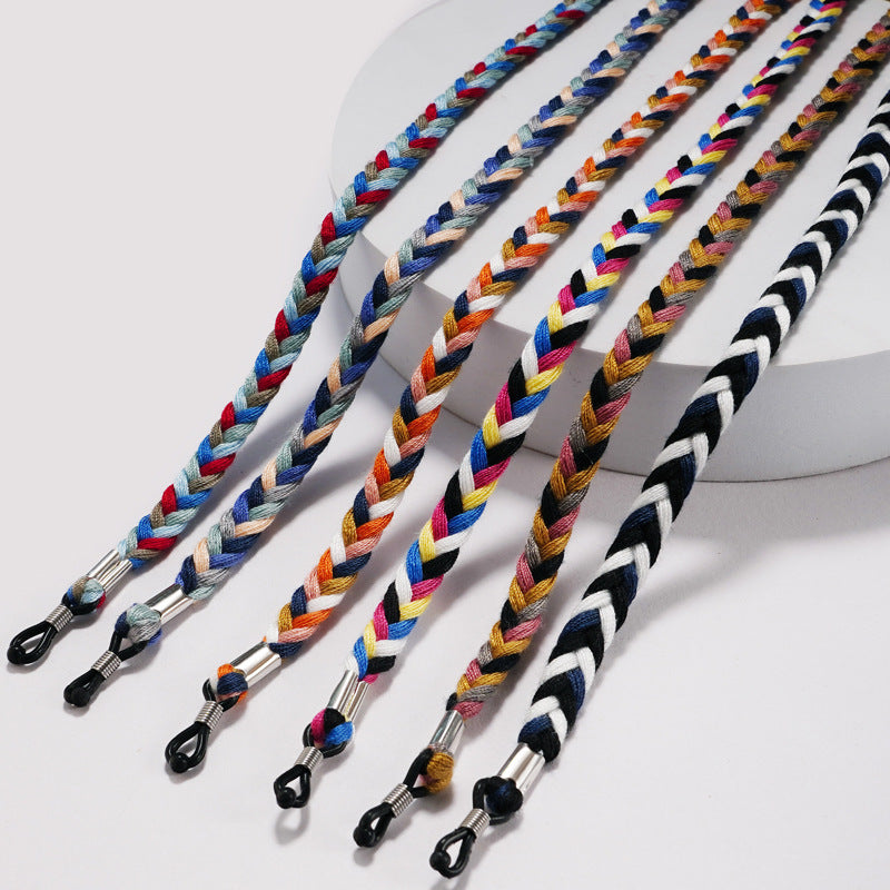 Colorful Braided Eyewear Chain Bowlift