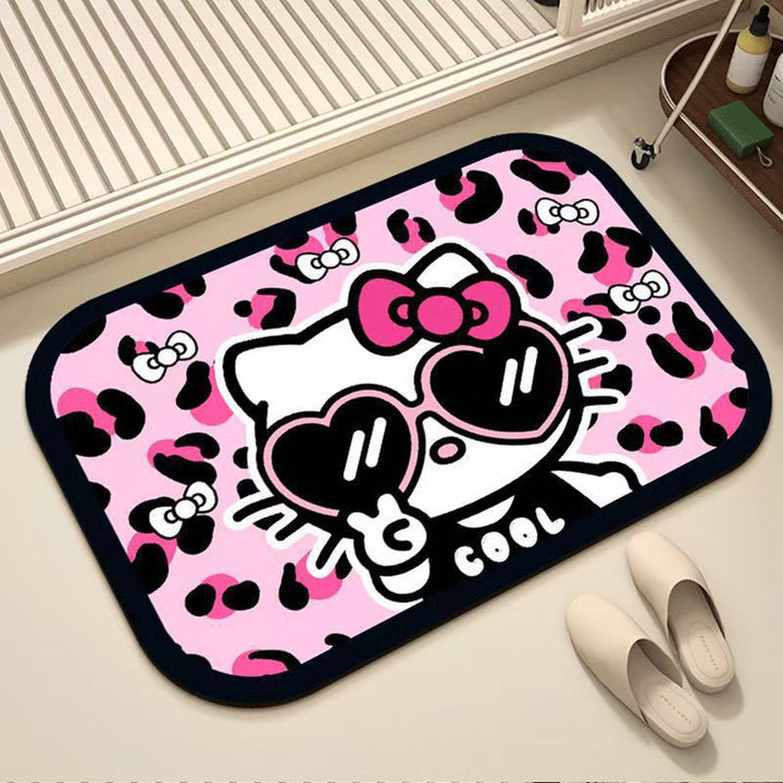 Cute Cartoon-Themed Bath Mat