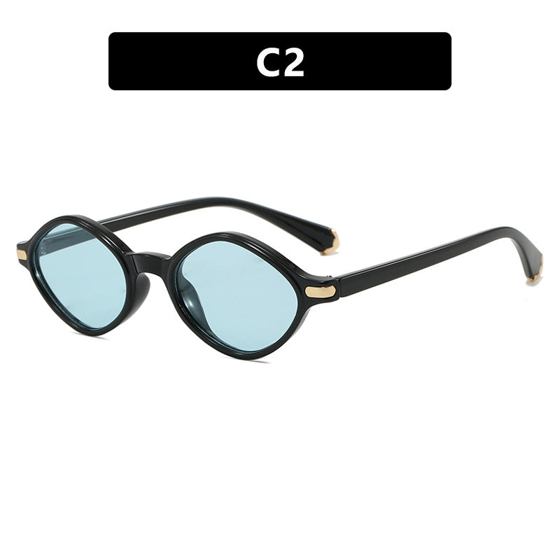 Women's fashionable sunglasses with unique design and high-quality metal frame Bowlift