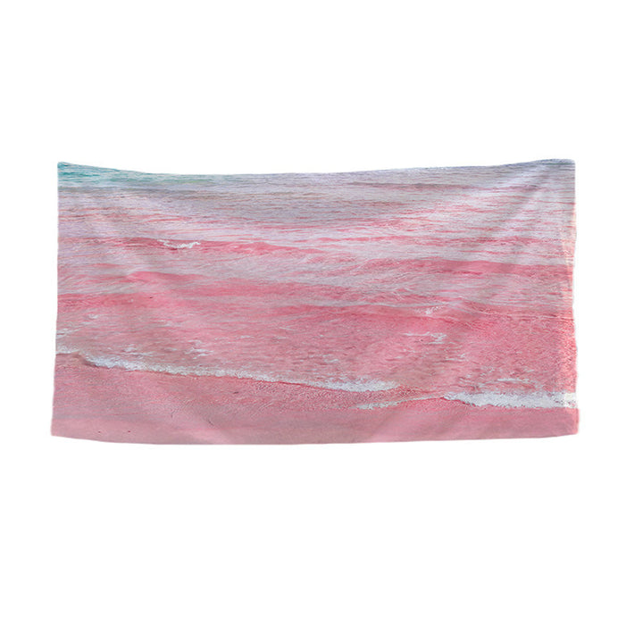 Women's beach towel with vibrant palm motif Bowlift